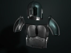mandalorian armor 3D Model