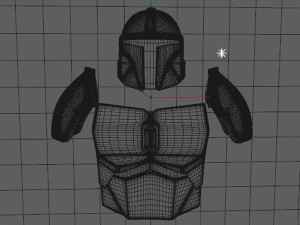 mandalorian armor Modello 3D