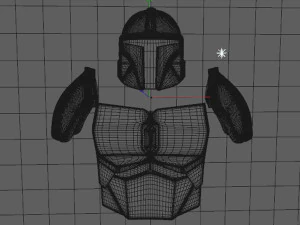 mandalorian armor 3D Model