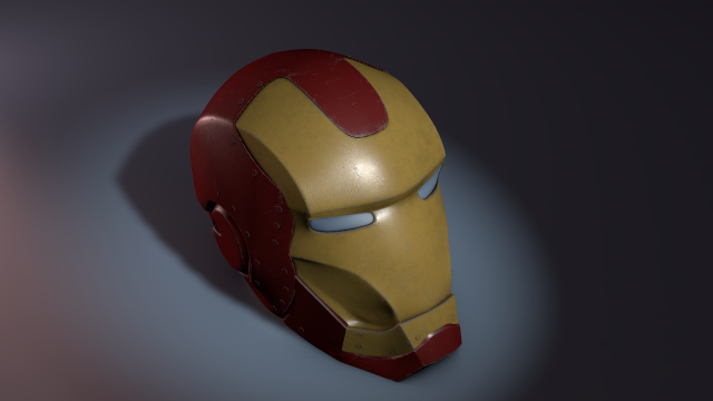 iron man helmet Modello 3D .c4d .max .obj .3ds .fbx .stl .blend