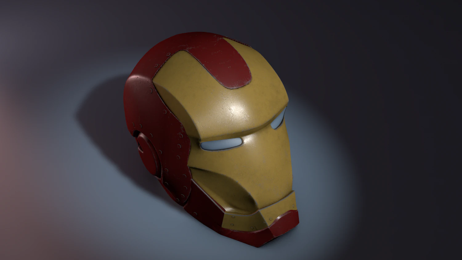 iron man helmet 3D Model .c4d .max .obj .3ds .fbx .stl .blend 