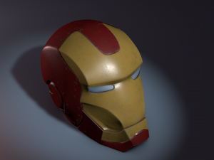 iron man helmet Model 3D