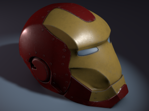 iron man helmet Modello 3D