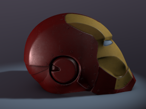 iron man helmet Modello 3D