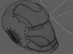 iron man helmet Modello 3D