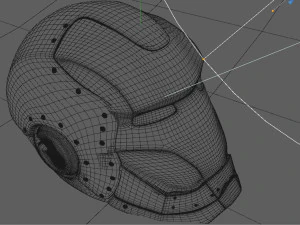 iron man helmet 3D Model