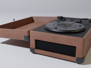 portable record player Modèle 3D