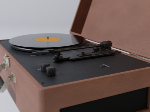 portable record player Modèle 3D