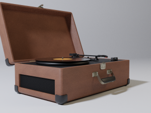 portable record player Modèle 3D
