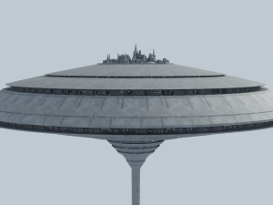 cloud city Modello 3D