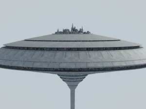 cloud city 3D Model