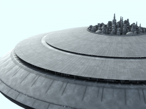 cloud city Modello 3D