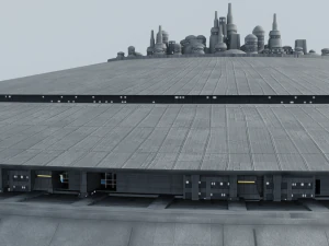 cloud city 3D Model