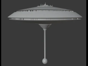cloud city 3D Model