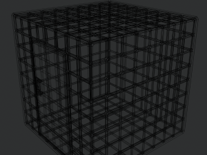 crude iron cage 3D Model