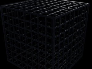 crude iron cage 3D Model