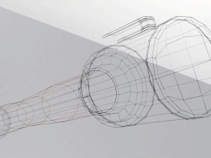 german grenade m24 wwii stielhandgranate 3D 模型