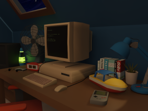 30 low poly electronic and household appliances Model 3D