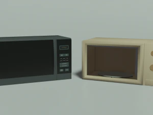 30 low poly electronic and household appliances 3D Model