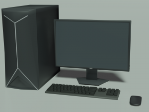 30 low poly electronic and household appliances 3D Model