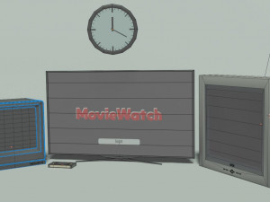 30 low poly electronic and household appliances 3D Model