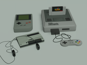 30 low poly electronic and household appliances 3D Model