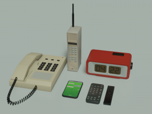 30 low poly electronic and household appliances 3D Model