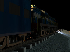 train 3D Model