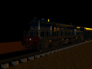 train 3D Model