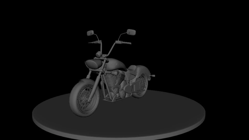 old fashion bike 3D Model .c4d .max .obj .3ds .fbx .stl .blend