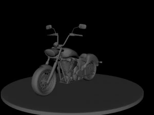 오래된 패션 자전거 3D 모델