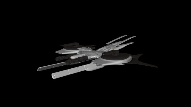 spaceship 3D 模型 .c4d .max .obj .3ds .fbx .stl .blend 