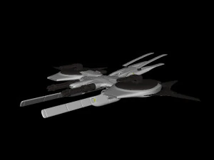 космічний корабель 3D Модель