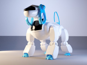 sobaka-robot 3D Модель