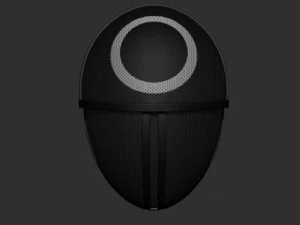 分隊ゲームマスクはんだ 3Dモデル