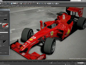 Bolide - kar - kart - auto 3D Model