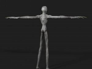 monster realistic - wendigo from myth Modelo 3D