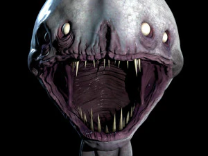 монстр реалистичный - Лейкер из преисподней 3D Модель