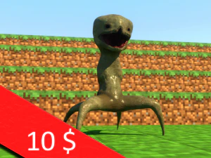 Minecraft rig - rampicante realistico Modello 3D