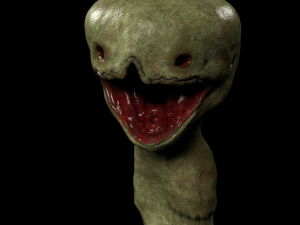 minecraft rig - realistic creeper Model 3D