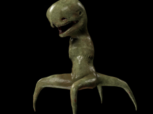 minecraft rig - realistic creeper Model 3D