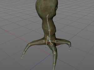 minecraft rig - realistic creeper Model 3D