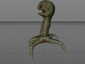 minecraft rig - realistic creeper Model 3D