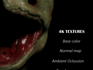 minecraft rig - realistic creeper Model 3D