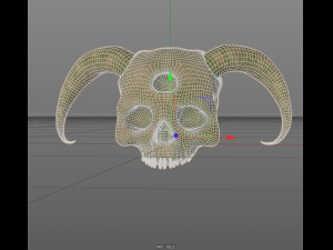 demon skull 3D 模型