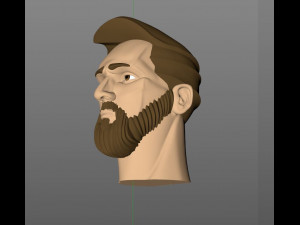 HEAD OF MESSI - PROFESSIONAL FOOTBALL ATHLETE Modèles 3D en vedette