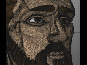HEAD OF MESSI - PROFESSIONAL FOOTBALL ATHLETE Modèles 3D en vedette