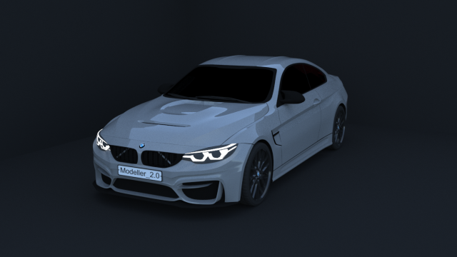 m4 cs Model 3D .c4d .max .obj .3ds .fbx .stl .blend 
