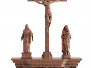 crucifixion scene set 1 3D मॉडल