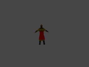 medieval turkish soldier 3D Model